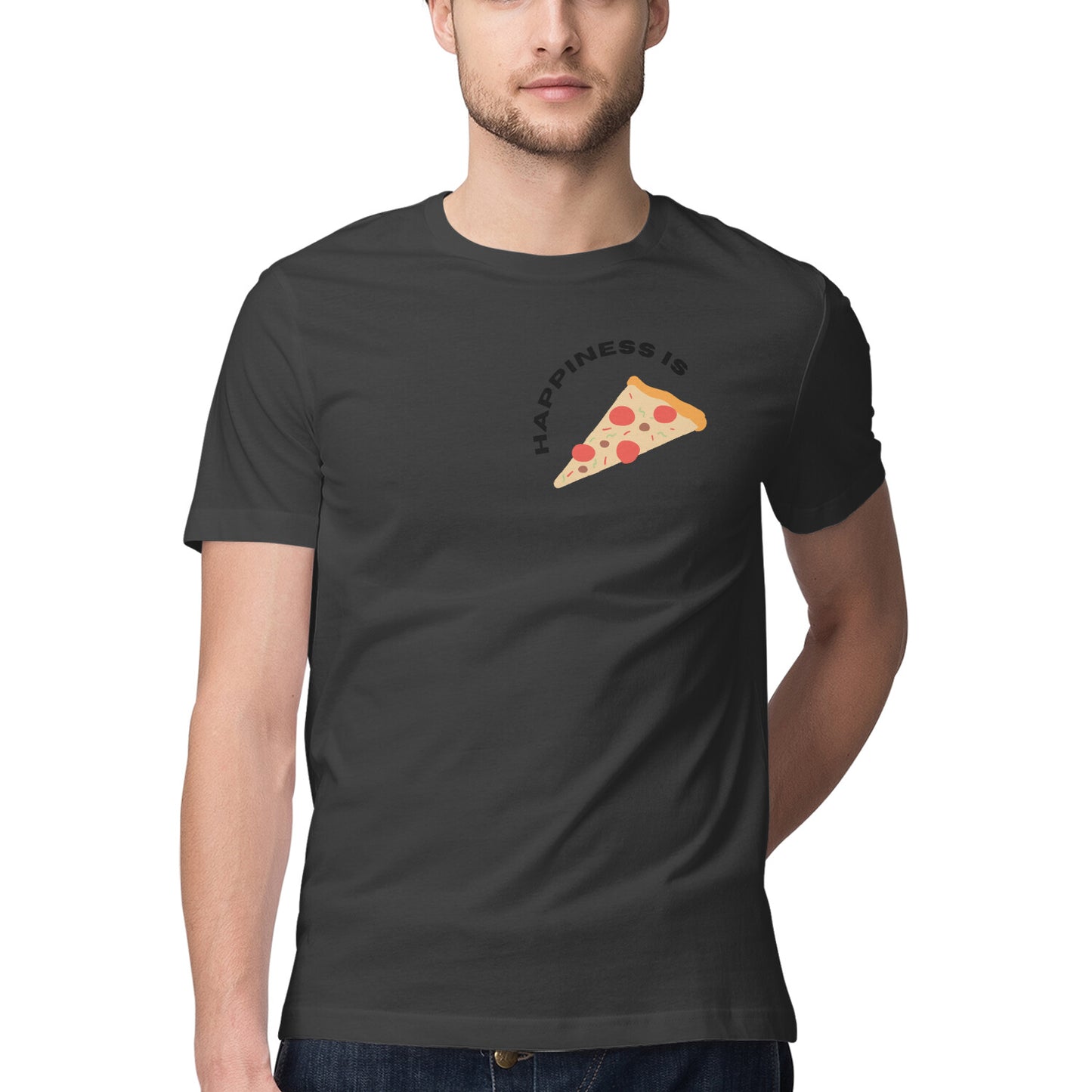 Happiness is Pizza - Unisex Tshirt