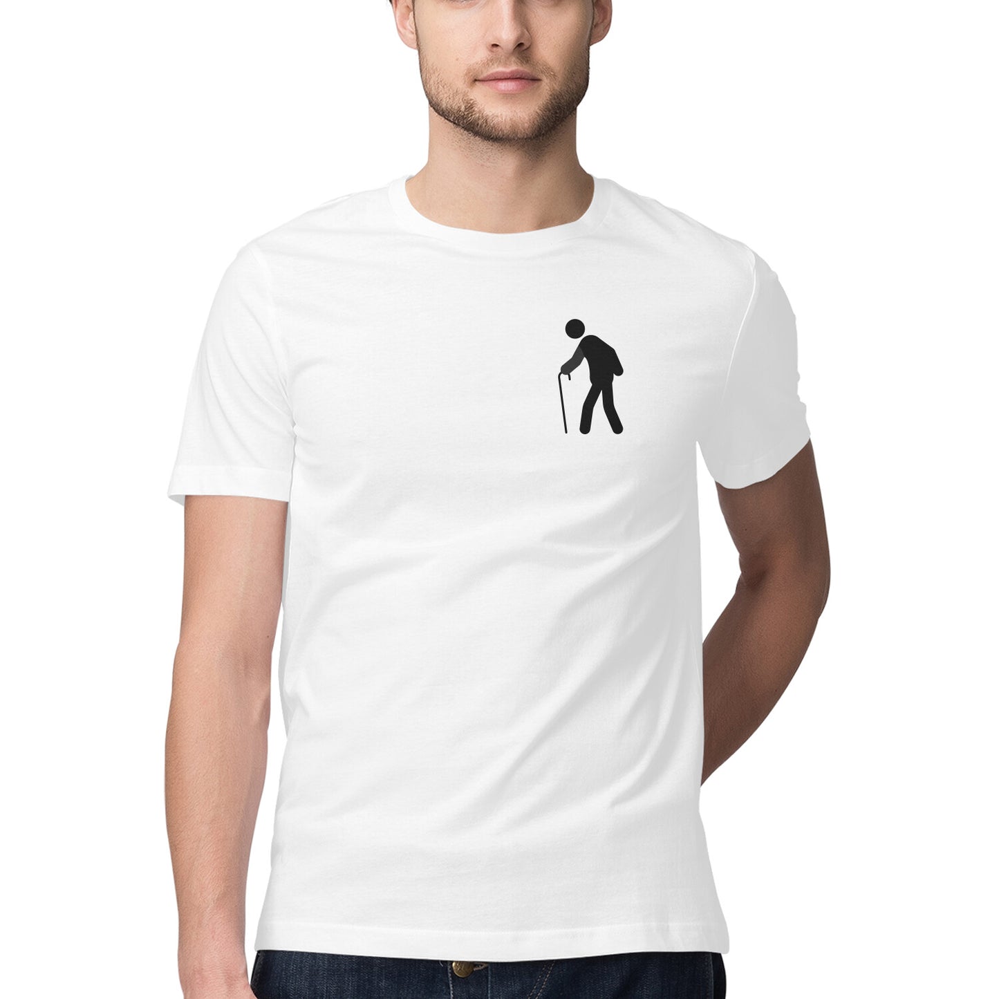 Walking Stick Man - Unisex Tshirt