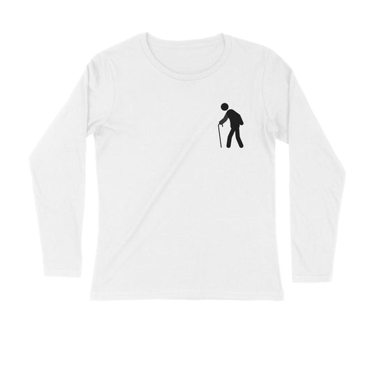 Walking Stick Man - Long Sleeve Unisex Tshirt