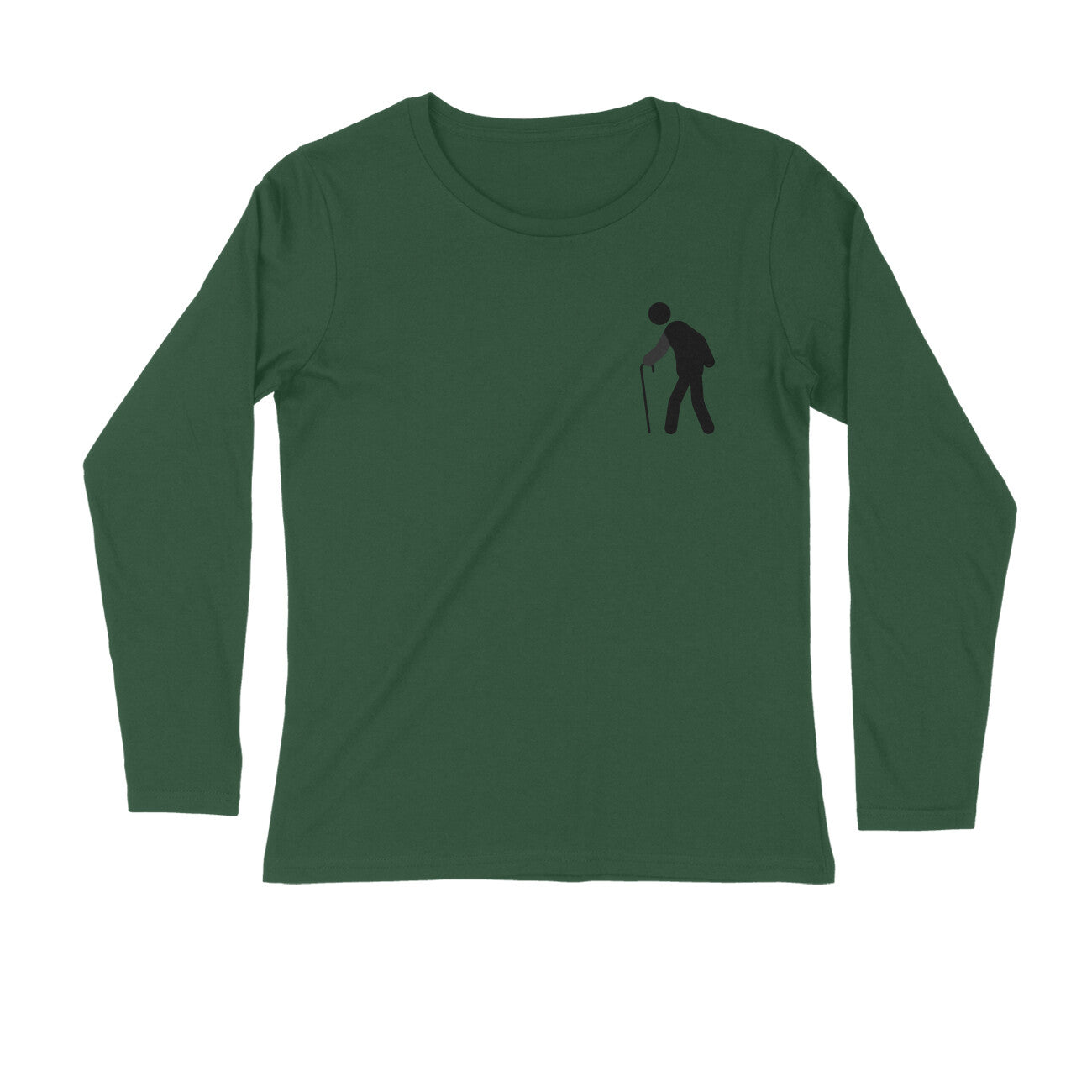 Walking Stick Man - Long Sleeve Unisex Tshirt