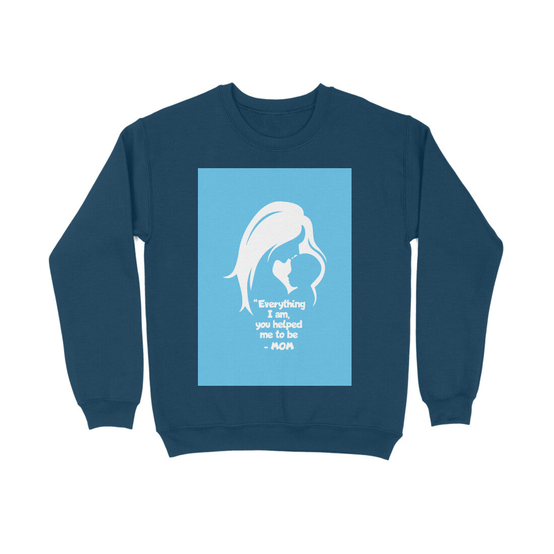 Mother-Whatever I am, you helped me to be- Unisex Sweatshirt