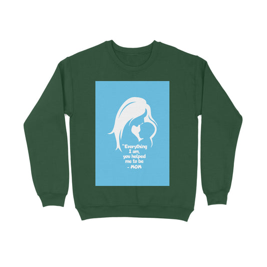 Mother-Whatever I am, you helped me to be- Unisex Sweatshirt