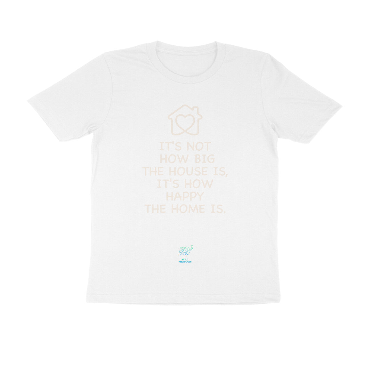 Gospel ( It's not how big the house is, it's how happy the home is )-Unisex Tees