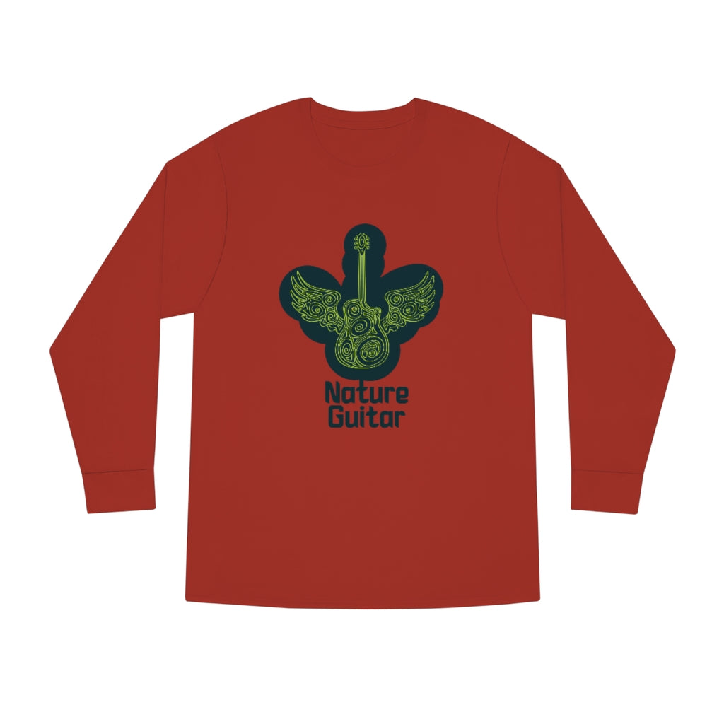 Nature Guitar - Long Sleeve Round neck Tee